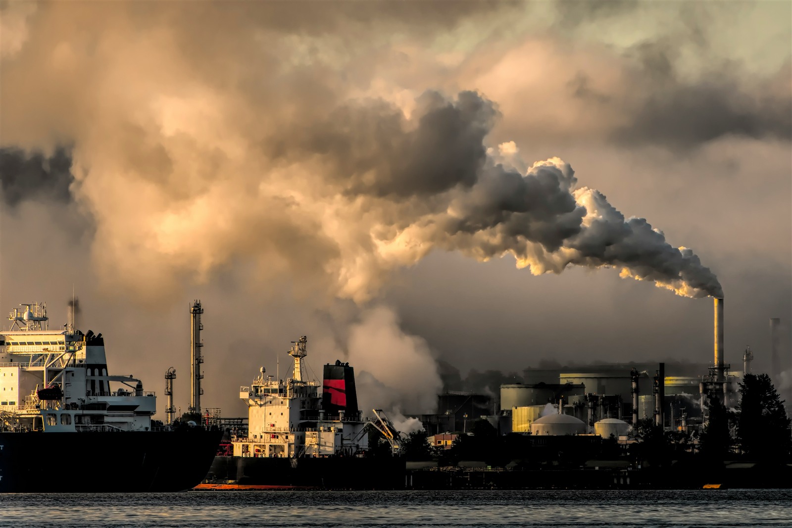 Industrial emissions monitoring facility